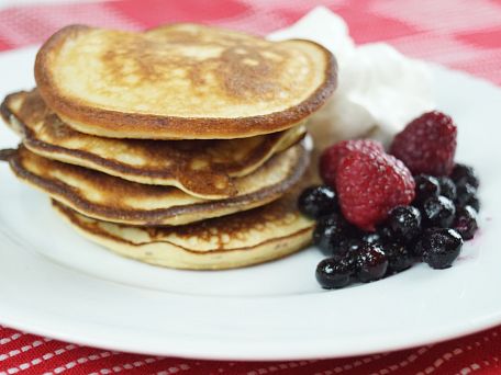 Lívance se smetanovým sýrem a mandlovou moukou (low carb)