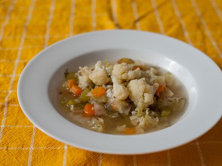 Zeleninová polévka s pohankou