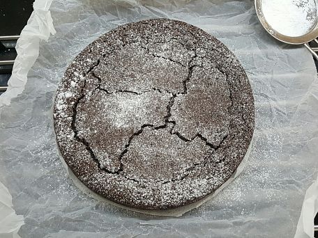 Švédský čokoládový koláč