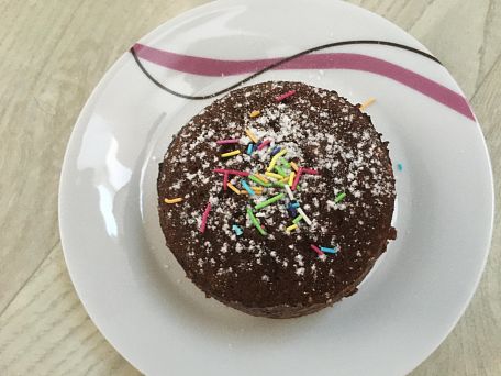 Kakaový dortík z mikrovlnky