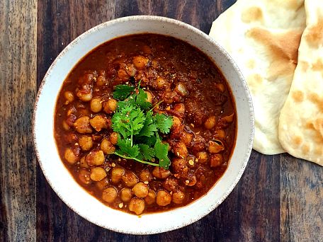 Indická cizrna Chana masala