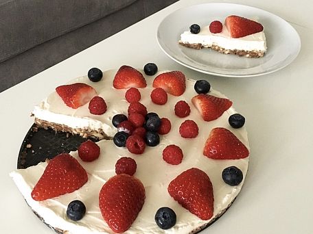 Odlehčený cheesecake