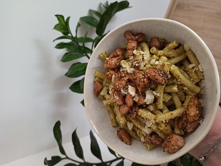 Těstoviny po Italsku s kuřecím masem