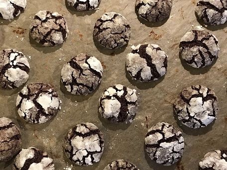 Čokoládové crinkles